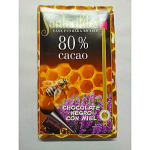 Chocolate Santocildes 80 por ciento de cacao con miel